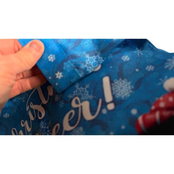 Garden Flag - Christmas Cheer Snowman Print Flag18"x27" - Picture 2 of 6